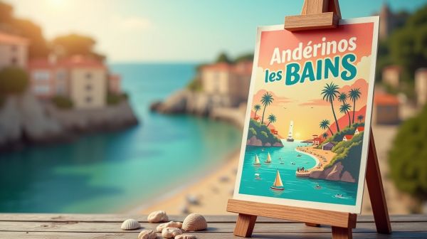 Affiche de la commune d'Andernos-les-Bains : décorez vos murs !