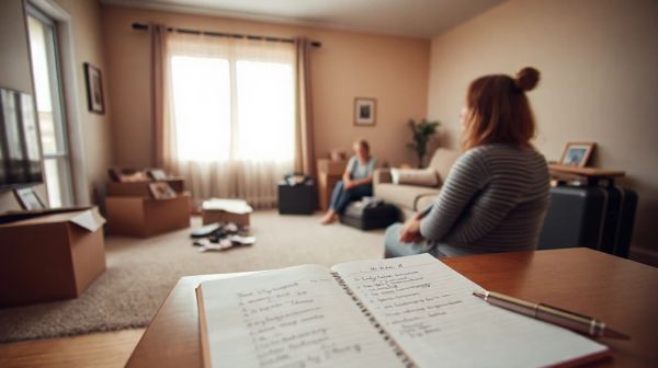 Checklist pour faciliter le déménagement après un divorce